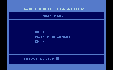 Letter Wizard atari screenshot